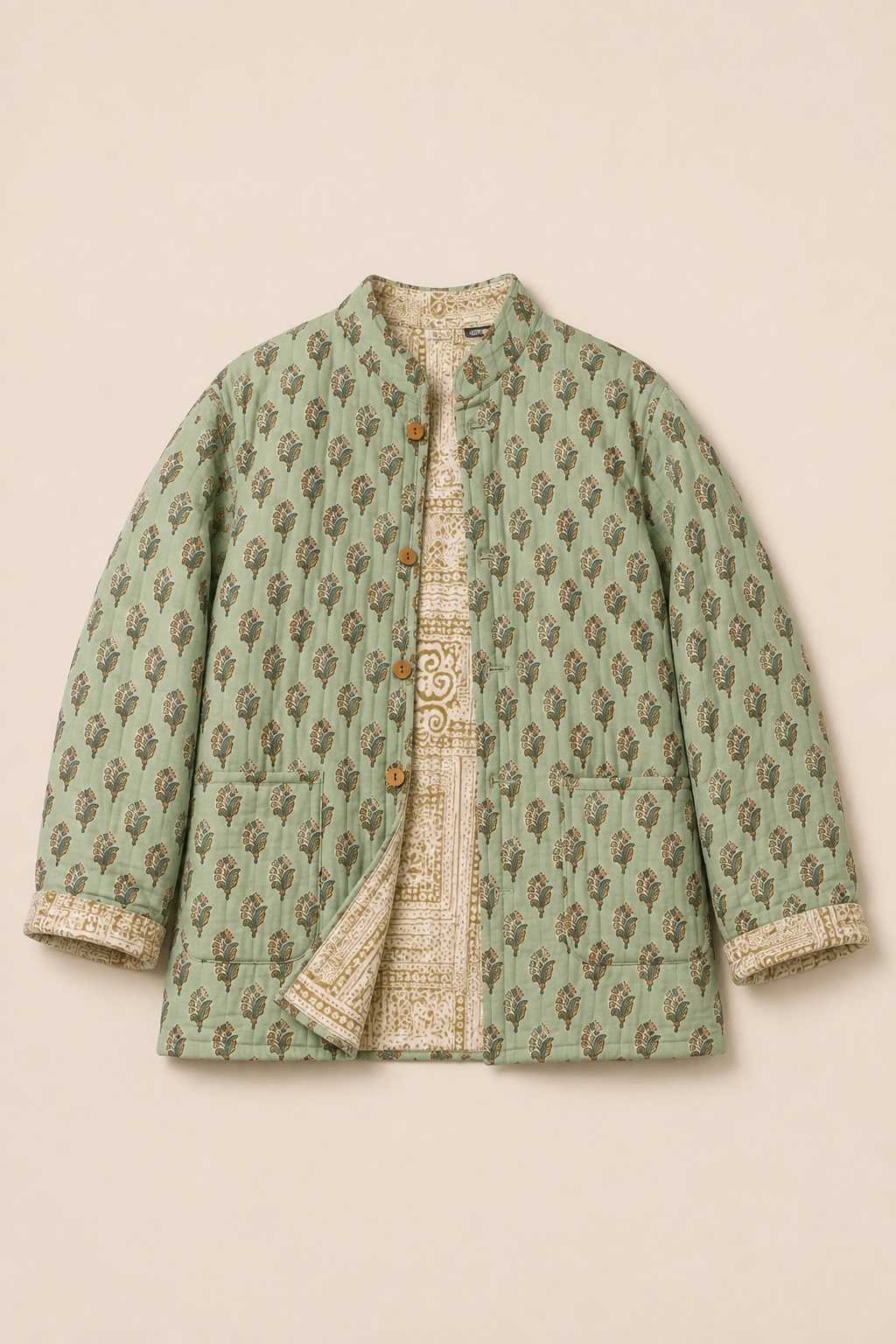 Chaqueta Reversible Verde